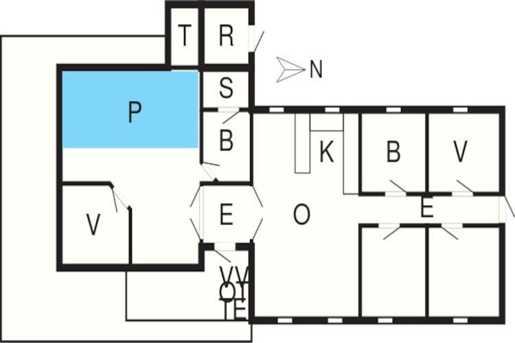 9 Person Holiday Home In Juelsminde Sonderby  外观 照片